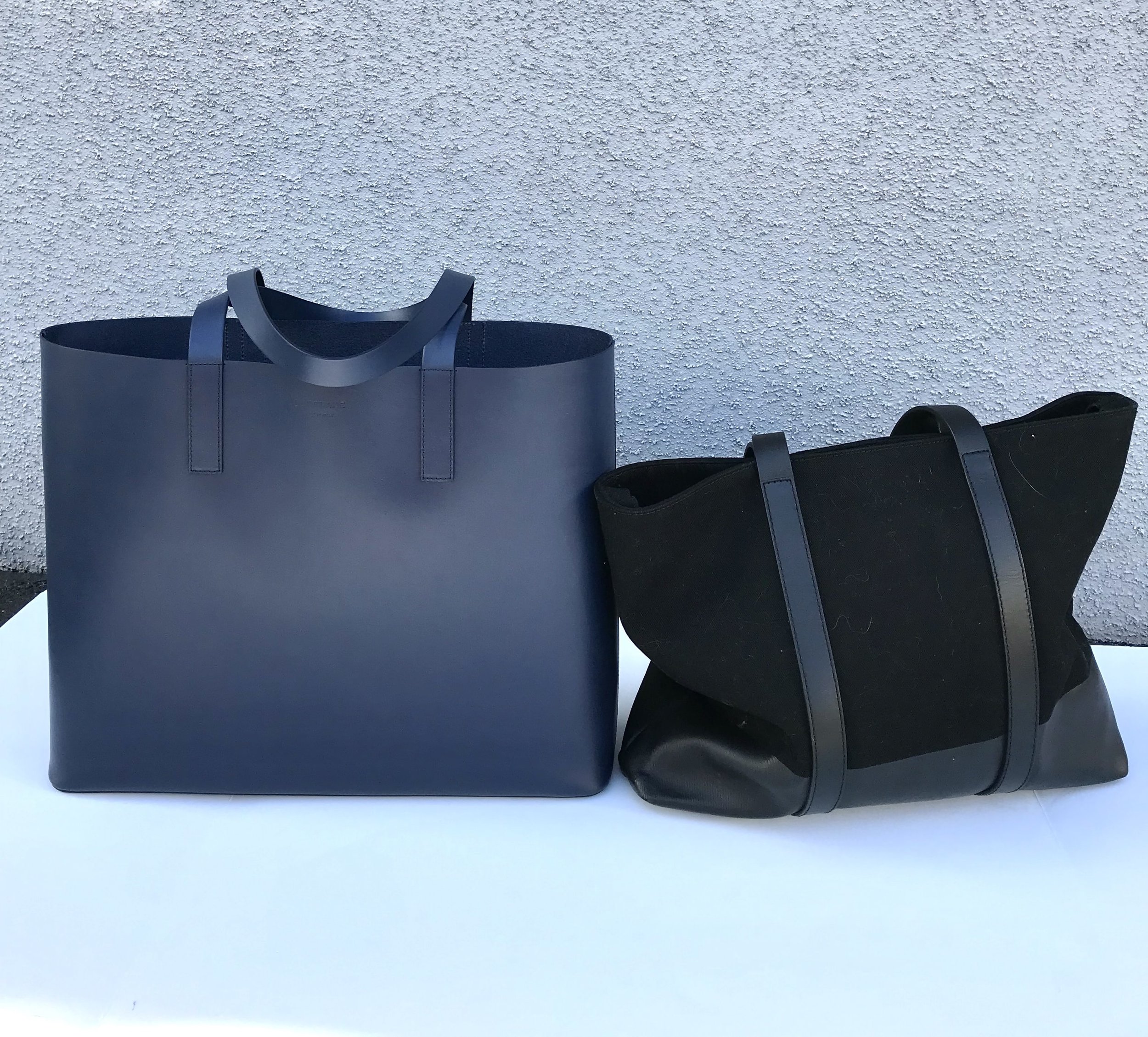 Tale of Two Totes Part 2 Everlane The Day Market Tote Updated February 2019 with a comparison with the Everlane Day Square Tote Fairly Curated